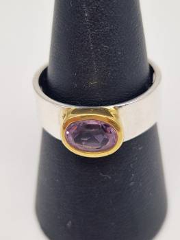 Amethyst - Bicolor- Ring