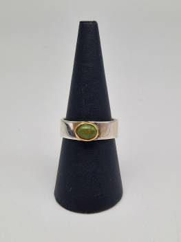 Äthiopischer Opal Ring - bicolor
