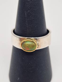Äthiopischer Opal Ring - bicolor