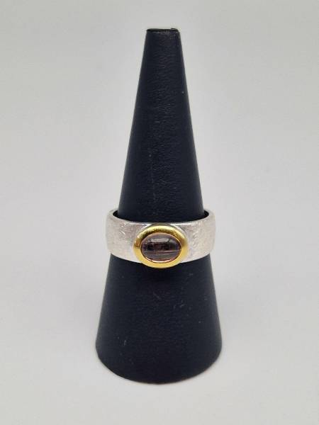 Rosa Turmalin Ring - bicolor